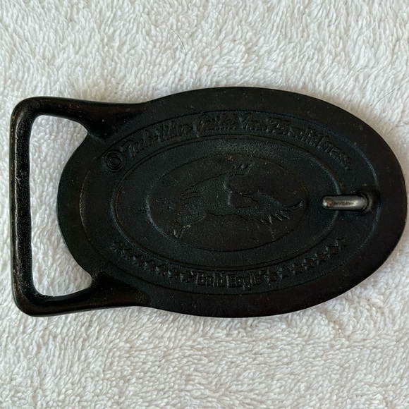 Tech Ether Guild Belt Buckle 1975 Bald Eagle Brass Vintage - Picture 5 of 9
